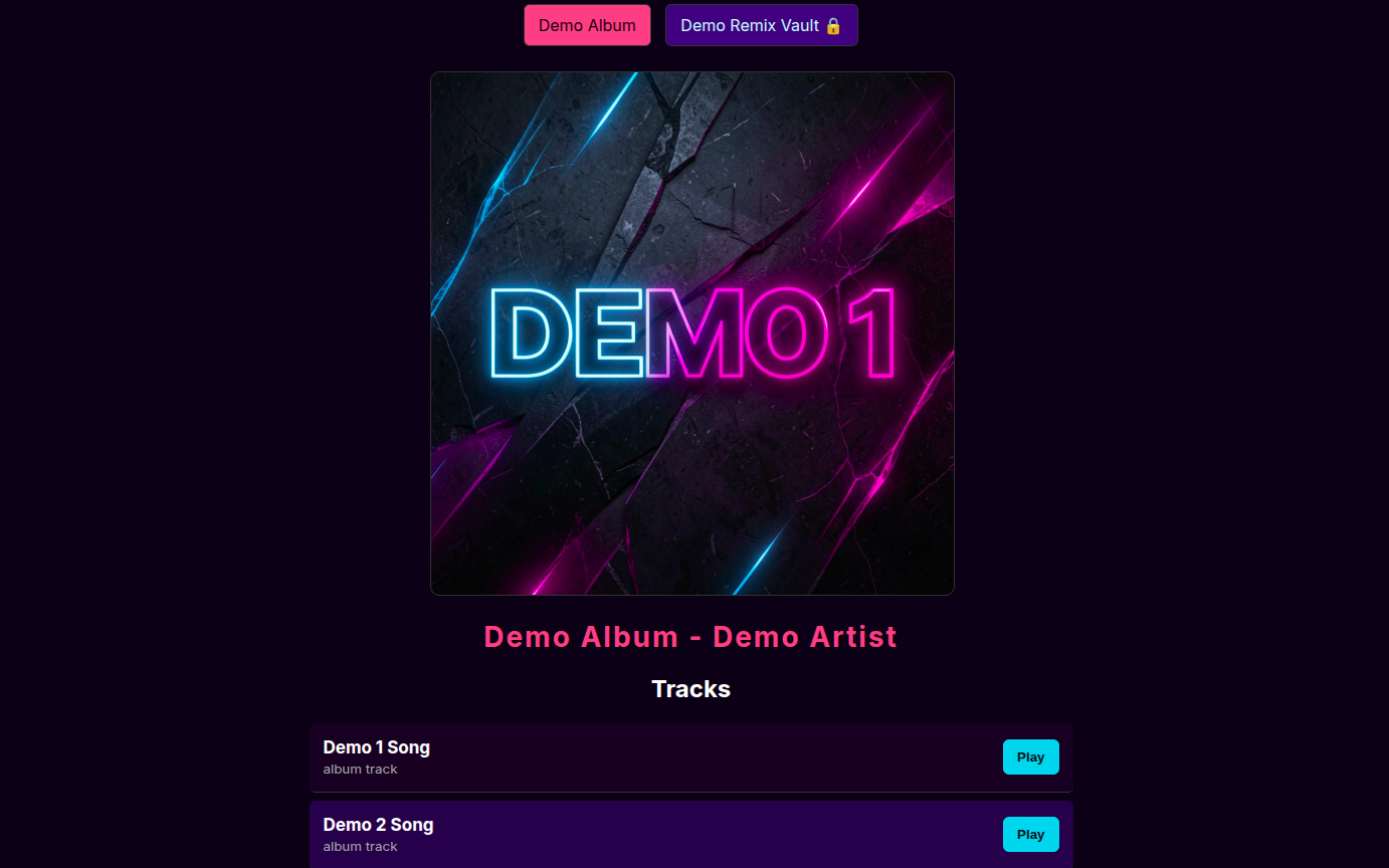 Album Server - Artist Page